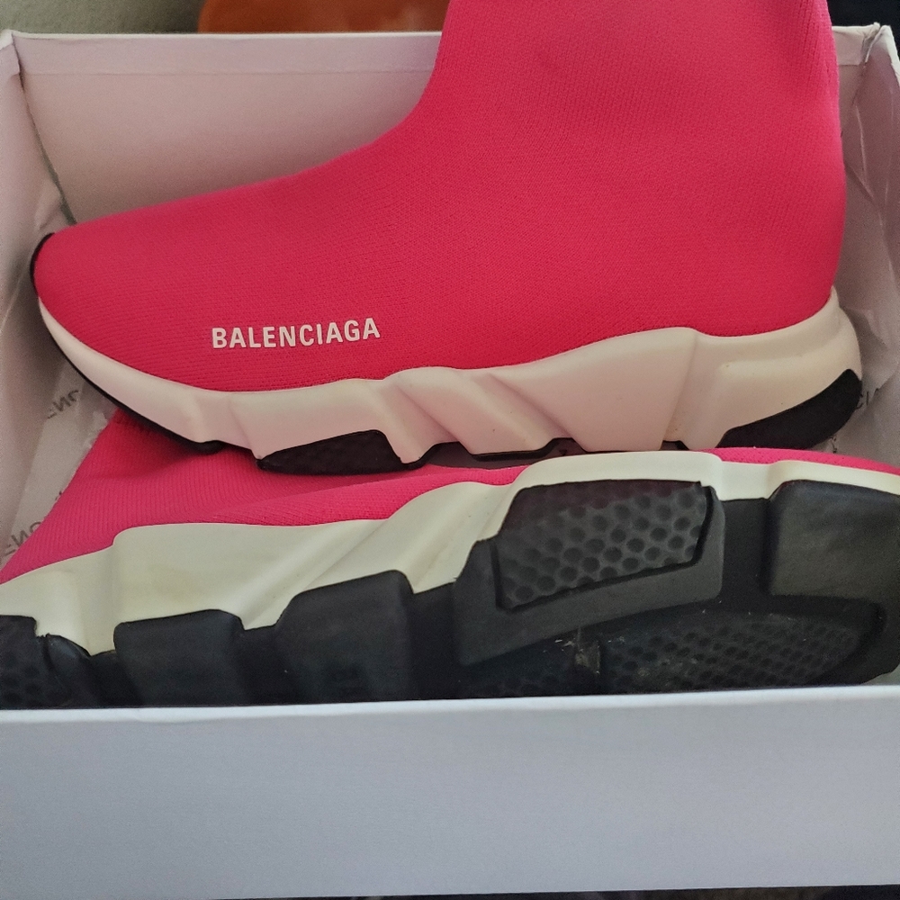 Pink Balenciaga shoes size 7.5